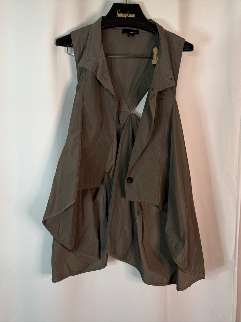 Sun Kim Asymmetrical Drape Vest